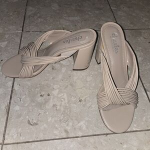 Charles By Charles David Razzle - Tan Strappy Heel 6.5